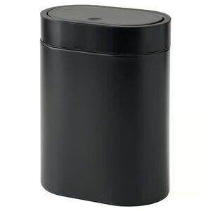 BROGRUND Touch top trash can, black, 1 gallon
